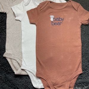 Carter 3 pack BOYS onesies 9 months